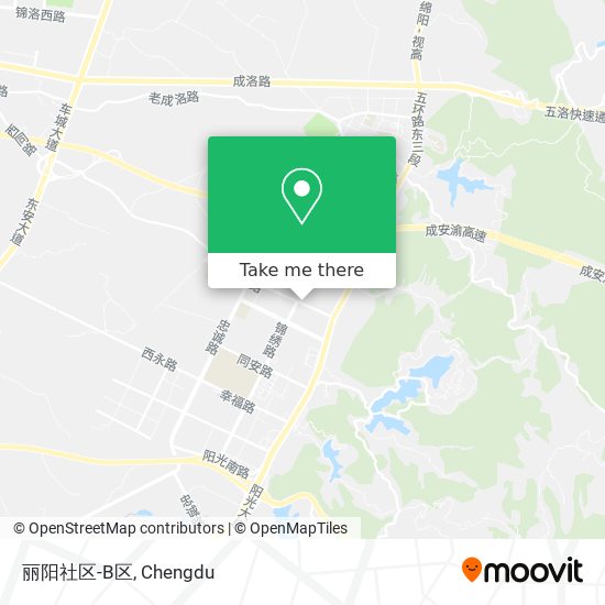 丽阳社区-B区 map