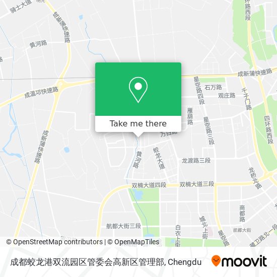 成都蛟龙港双流园区管委会高新区管理部 map