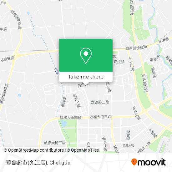 蓉鑫超市(九江店) map
