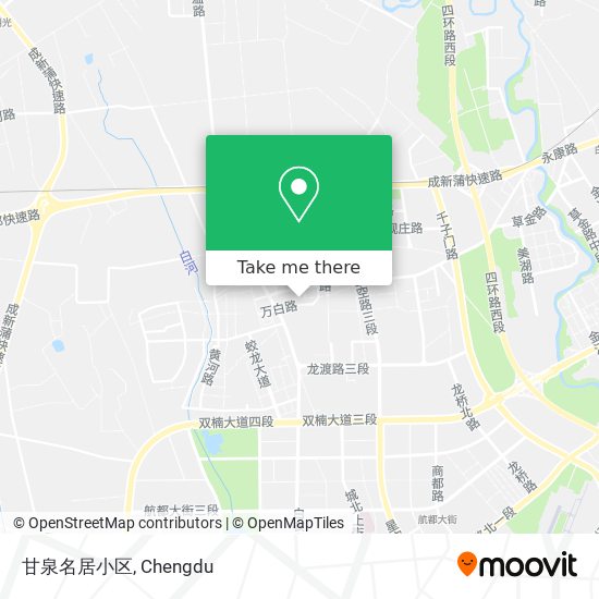 甘泉名居小区 map