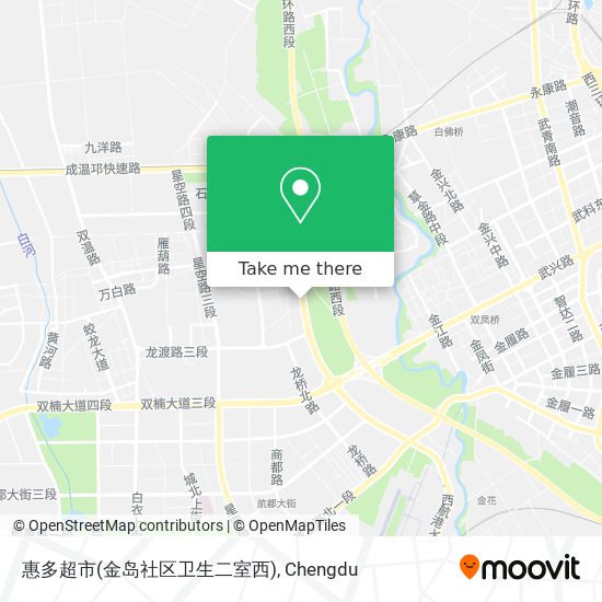 惠多超市(金岛社区卫生二室西) map