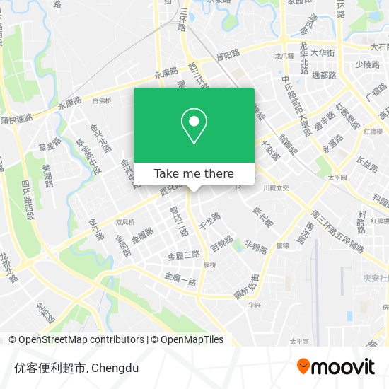 优客便利超市 map