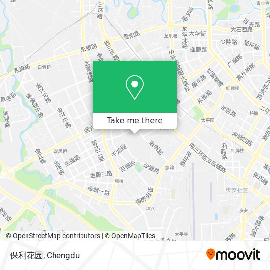 保利花园 map