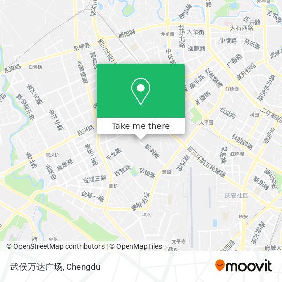 武侯万达广场 map