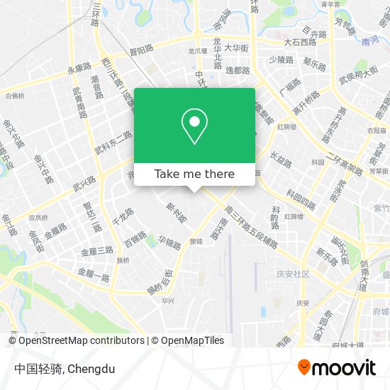 中国轻骑 map