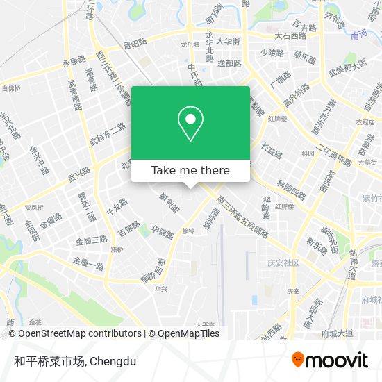 和平桥菜市场 map