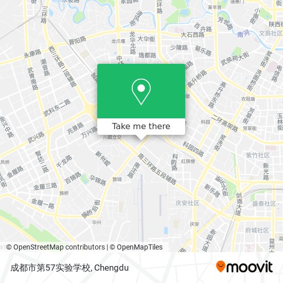 成都市第57实验学校 map