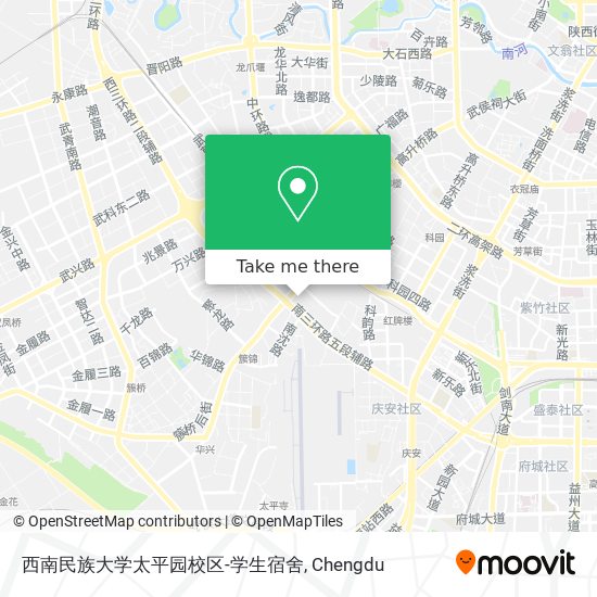 西南民族大学太平园校区-学生宿舍 map