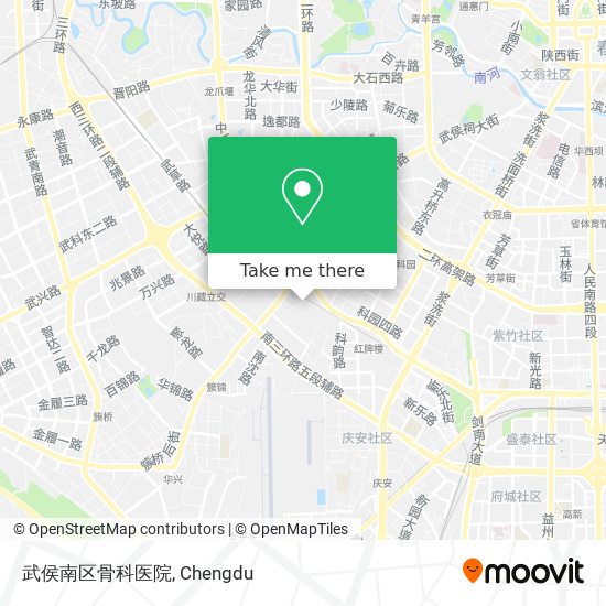 武侯南区骨科医院 map