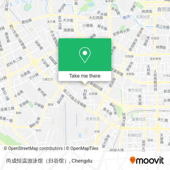 尚成恒温游泳馆（归谷馆） map