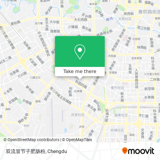 双流冒节子肥肠粉 map