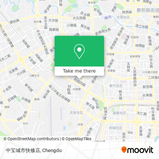 中宝城市快修店 map