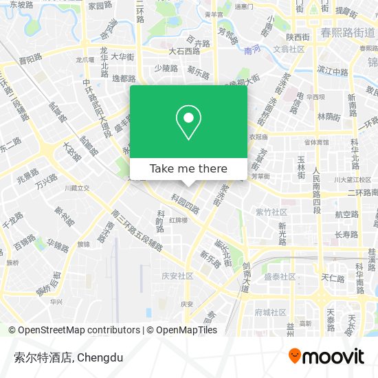 索尔特酒店 map