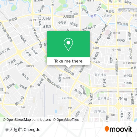 春天超市 map
