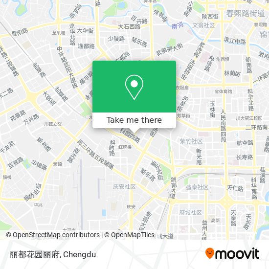 丽都花园丽府 map