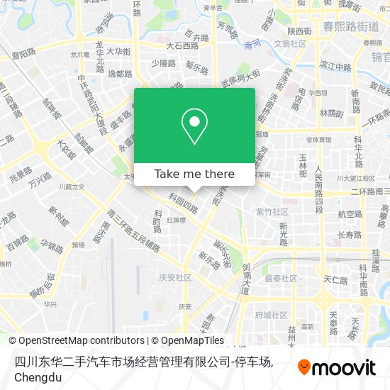 四川东华二手汽车市场经营管理有限公司-停车场 map