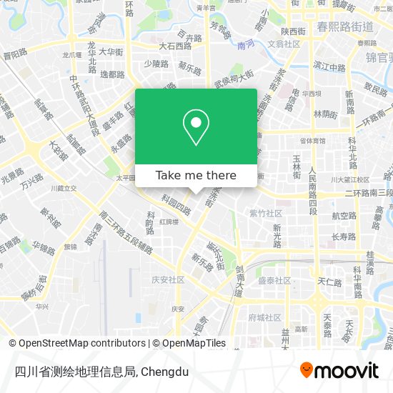 四川省测绘地理信息局 map