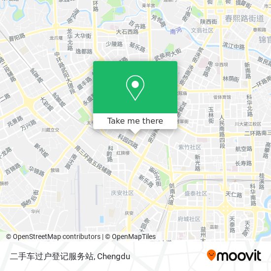 二手车过户登记服务站 map
