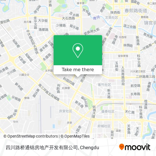 四川路桥通锦房地产开发有限公司 map