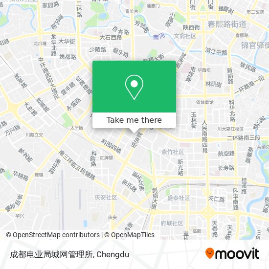 成都电业局城网管理所 map