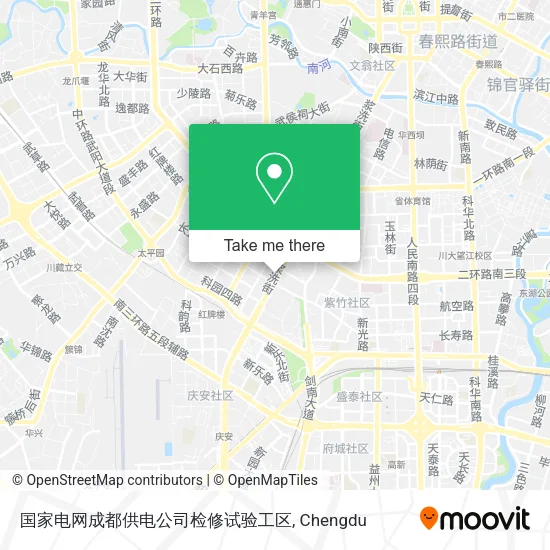 国家电网成都供电公司检修试验工区 map