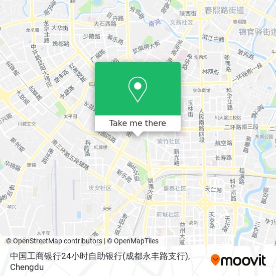 中国工商银行24小时自助银行(成都永丰路支行) map