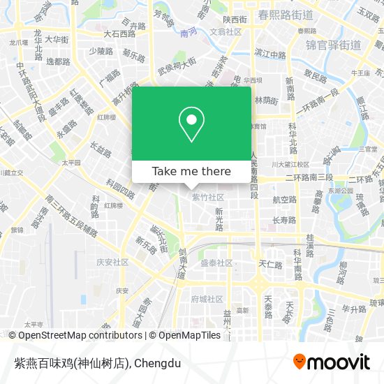 紫燕百味鸡(神仙树店) map