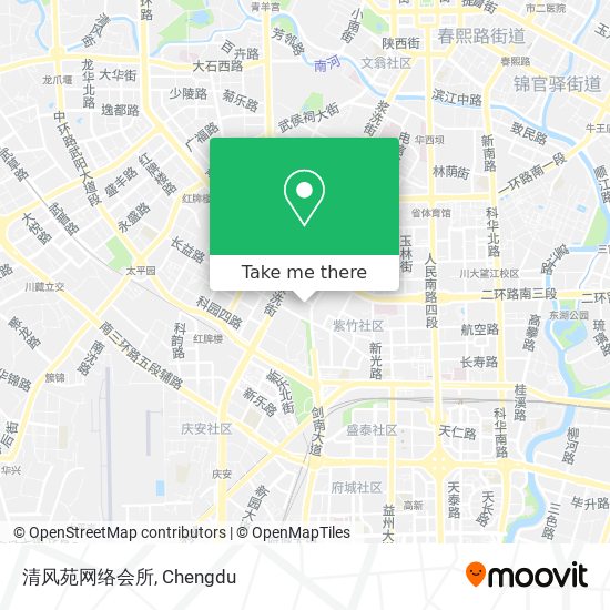 清风苑网络会所 map
