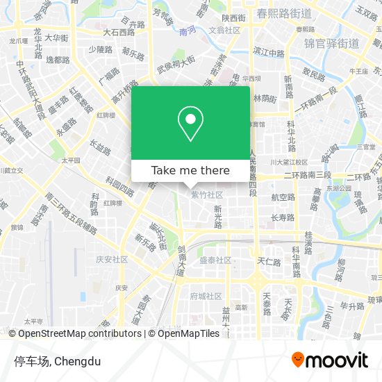 停车场 map