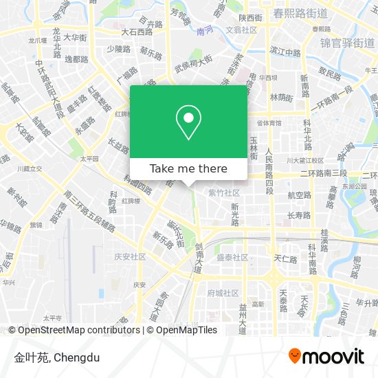 金叶苑 map