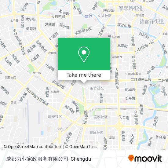 成都力业家政服务有限公司 map