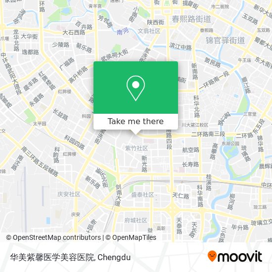 华美紫馨医学美容医院 map
