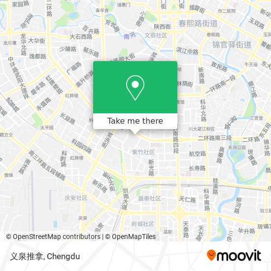 义泉推拿 map