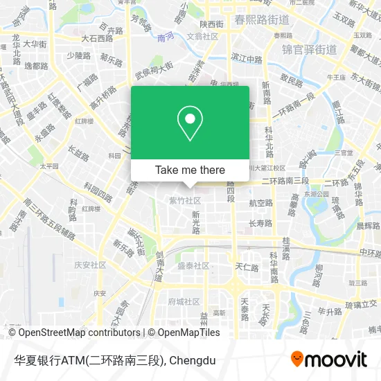华夏银行ATM(二环路南三段) map