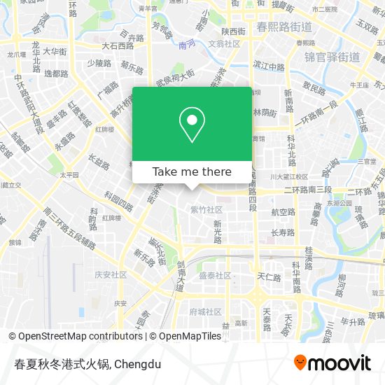春夏秋冬港式火锅 map