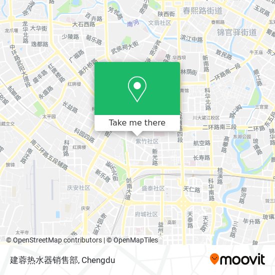 建蓉热水器销售部 map