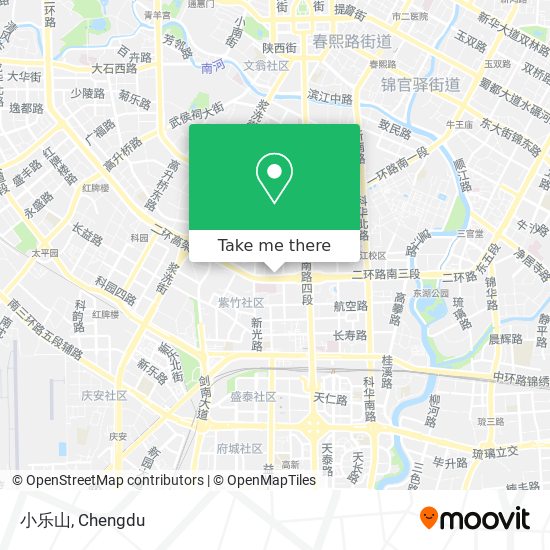 小乐山 map