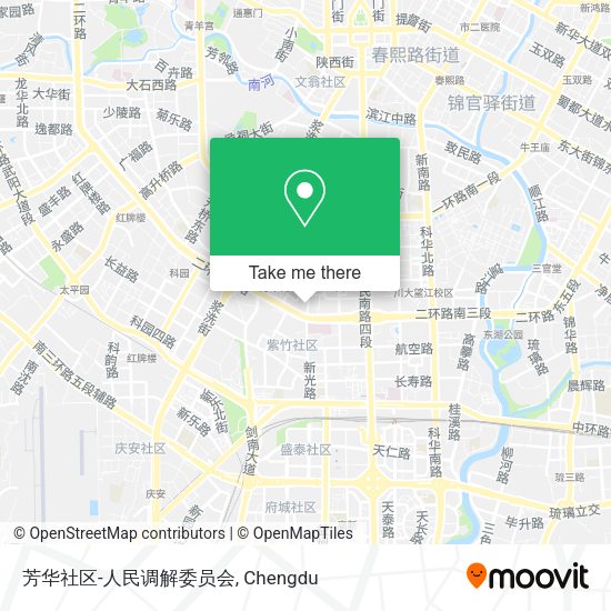 芳华社区-人民调解委员会 map