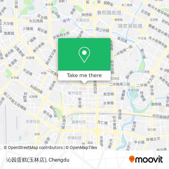 沁园蛋糕(玉林店) map