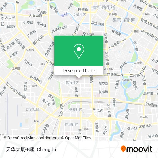 天华大厦-B座 map