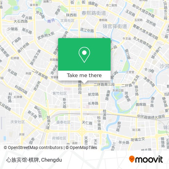 心族宾馆-棋牌 map