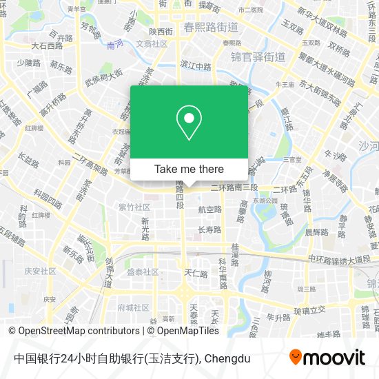 中国银行24小时自助银行(玉洁支行) map