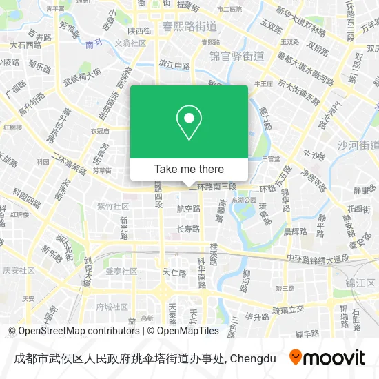 成都市武侯区人民政府跳伞塔街道办事处 map