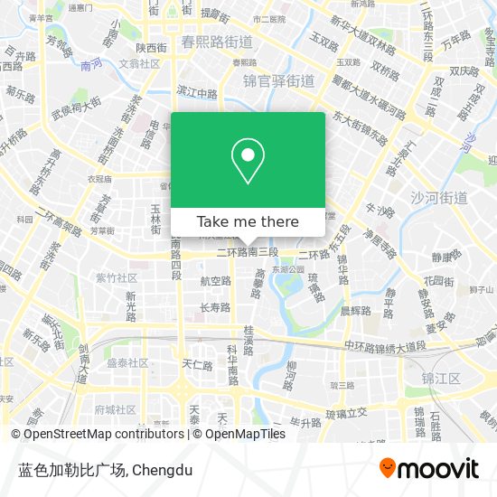 蓝色加勒比广场 map