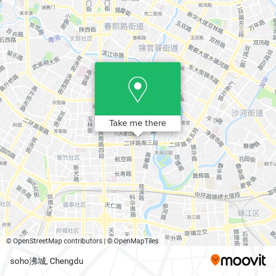 soho沸城 map