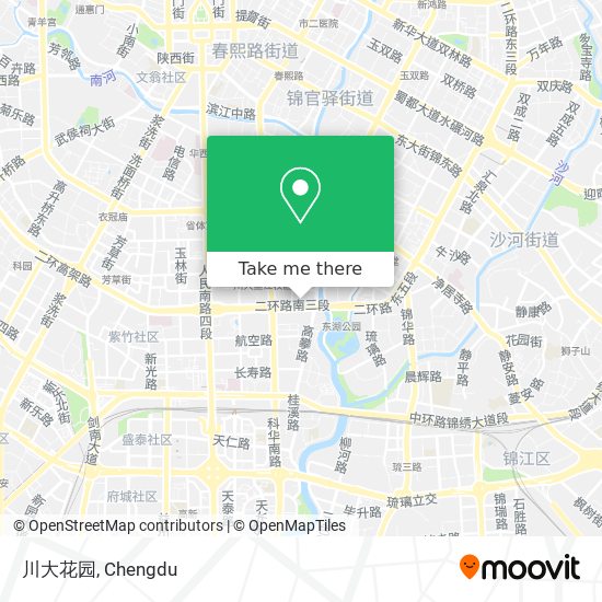 川大花园 map