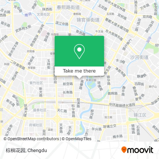 棕榈花园 map