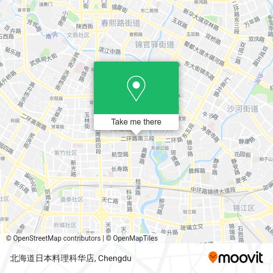 北海道日本料理科华店 map