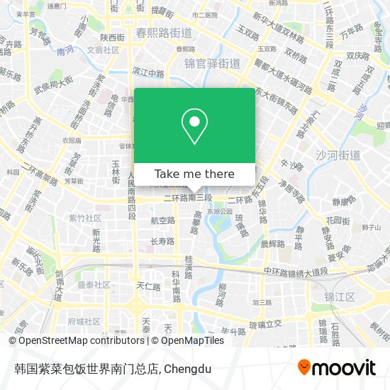 韩国紫菜包饭世界南门总店 map