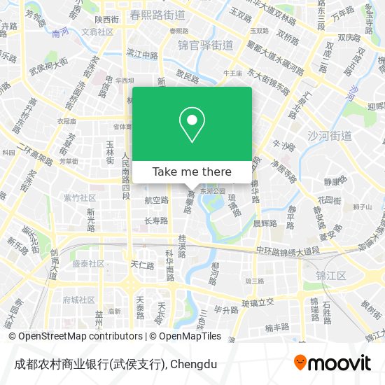 成都农村商业银行(武侯支行) map